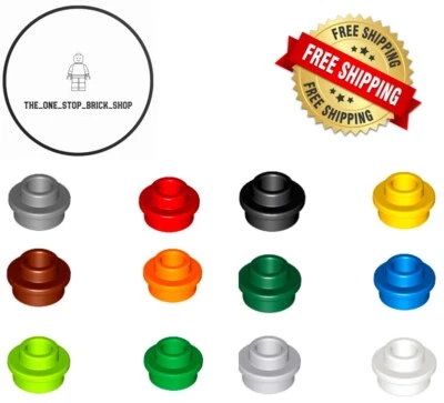LEGO Plate, Round 1 x 1 with Open Stud ( 10 Pack ) 85861 Choose Colour NEW