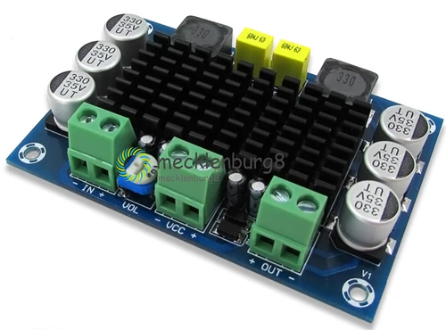 DC 12V 24V 100W TPA3116DA Mono Channel Digital Power Audio Amplifier Board