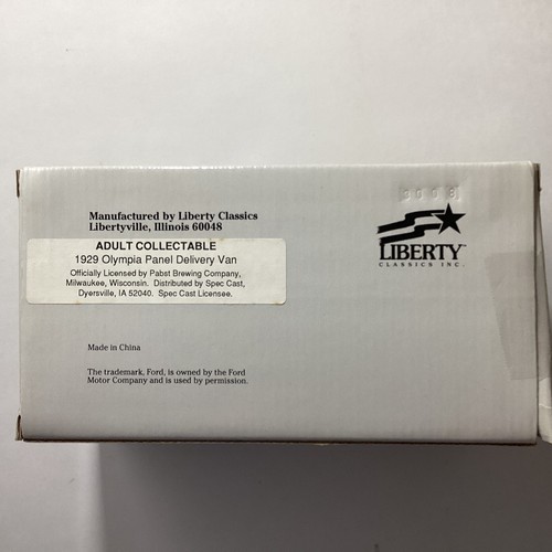 LIBERTY CLASSIC MODEL A BANK OLYMPIA PABST BREWING COMPANY NEW IN BOX - Picture 6 of 6