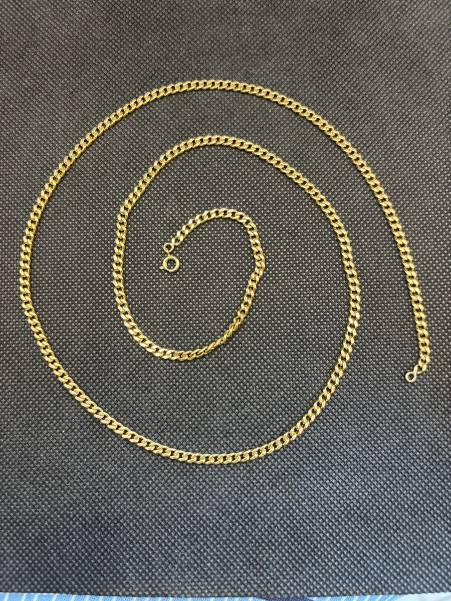 Sautoir Ancien En Plaqué Or - Collier Vintage - Occasion