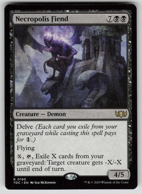 Necropolis Fiend Normal R Commander: Tarkir: Dragonstorm 190 NM