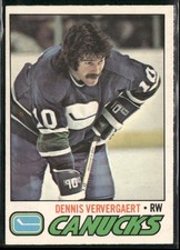 1977-78 O-Pee-Chee Dennis Ververgaert #56 Vancouver Canucks
