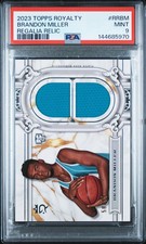 2023 TOPPS ROYALTY REGALIA RELIC #RRBM BRANDON MILLER ROOKIE RC 58/99 PSA 9