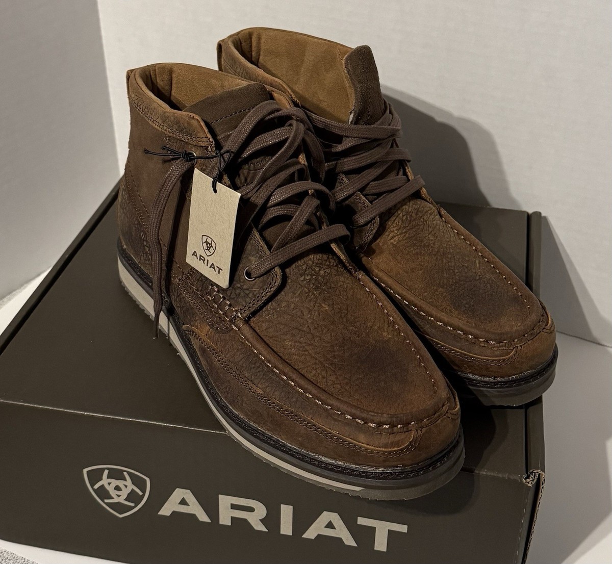Ariat Men\'s Dark Brown Suede Boots Ariat Men main image 4