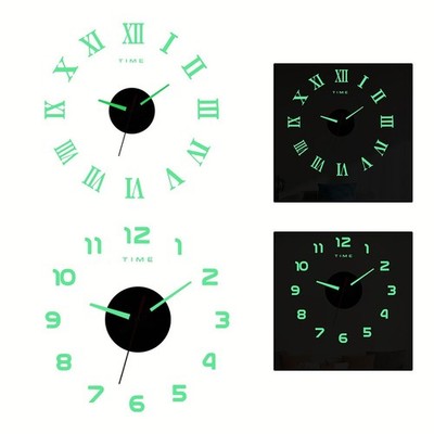 DIY -Acryl -digitale Hängeuhr Daten Manuelle Messabweichung Noctilucent