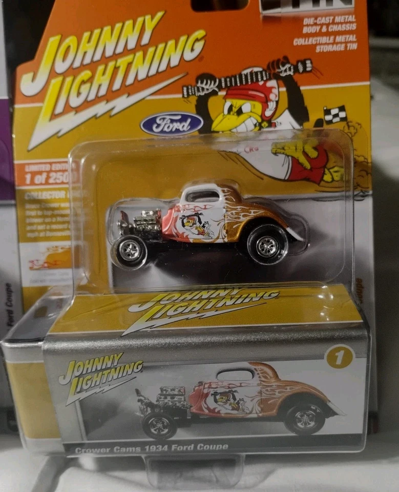 2 JOHNNY LIGHTNING STORAGE TIN LIMITED EDITIONS # 1 Of 2500 VERSION A & B - Image 2 of 4