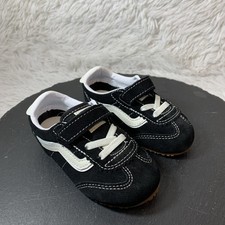 Vans Super Lowpro V Toddler/Infant 7, Suede Retro Style, Black/White