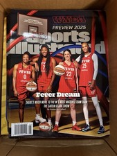 Indiana Fever CAITLIN CLARK Sports  Illustrated Magazine 2025  * MINT NO LABEL *