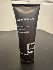 Every Man Jack Shave Cream Sensitive Skin Fragrance Free 6.7oz 200mL