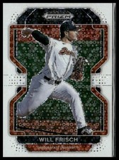2022 Panini Prizm Draft Picks #PDP173 Will Frisch White Donut Circles #/50