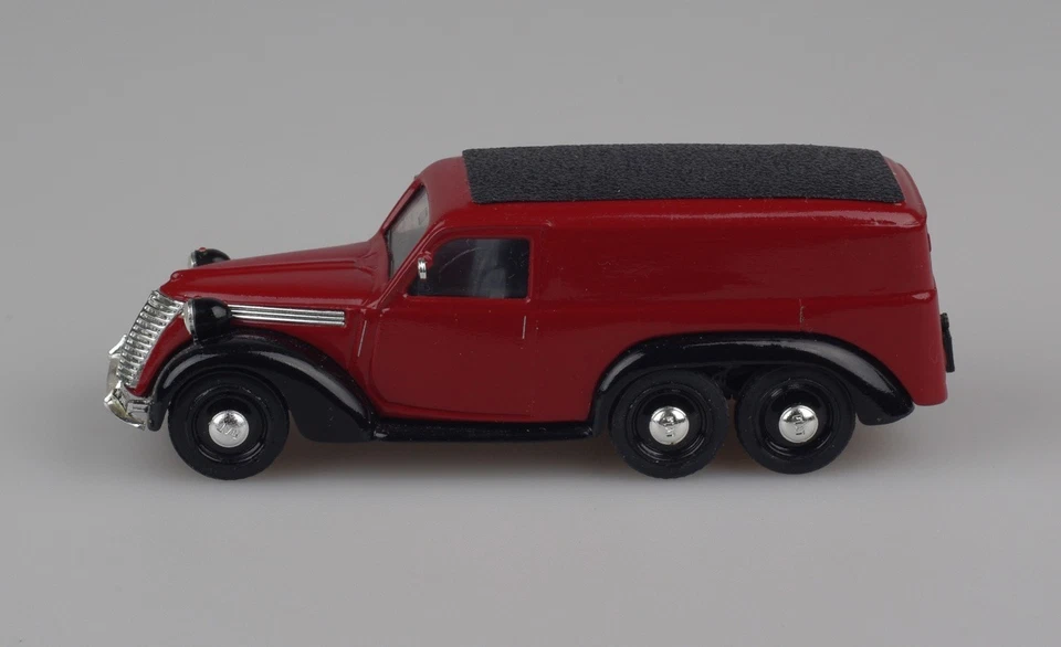 Rarità LILLIPUT Fiat 1100 furgone Ollearo bordeaux-nero - Immagine 2 di 3