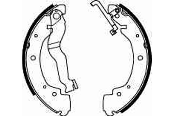 Fits TRW GS8530 BRAKE SHOE SET