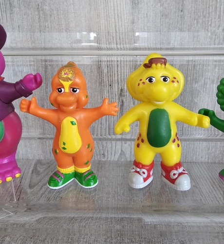 BARNEY THE DINOSAUR & FRIENDS PVC FIGURES BUNDLE 2.5" LYONS 2007 BABY BOB RIFF - Picture 3 of 7