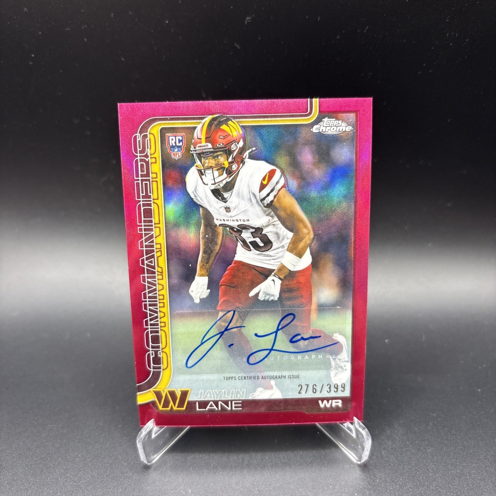 2025 Topps Chrome - Retail Rookie Autographs Jaylin Lane #RRA-JL Magenta /399