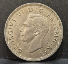 1937 Crown George VI Silver Coin