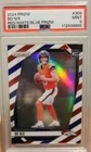 2024 Panini Prizm - Rookies Bo Nix #309 Red White & Blue Prizm (RC) - PSA 9