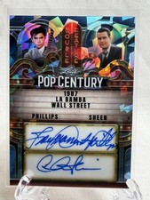 2026 Leaf Metal Pop Century Charlie Sheen Lou Diamond Phillips Dual Auto 5/5 