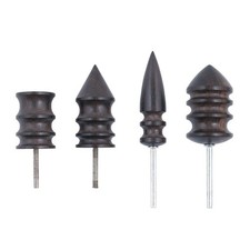 2 Pieces Leather Burnisher Polished Rods Handmade DIY Leather Supplies