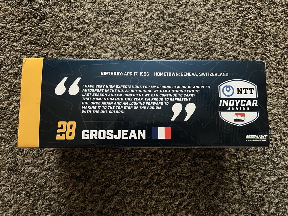 2023 NTT IndyCar Series #28 Romain Grosjean / Andretti Autosport DHL en 1:18 Foto 3 de 4