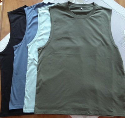 4 Stck Herren Tank Tops, t-shirts, set, xxl, 100% Baumwolle