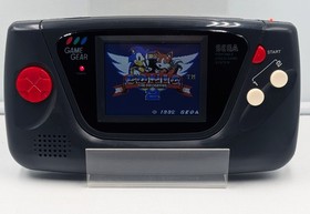 Sega Game Gear Console LCD Upgrade New Speaker Buttons Pads Recap With Sonic 2 