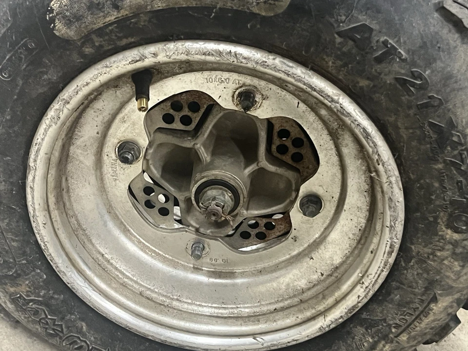 Yamaha Raptor 350 Warrior от оригинального производителя запасные оригинальные передние колеса комплект шин ободы 06 2007 - Изображение 3 из 4