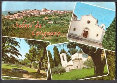 89726/7 Postcard CATIGNANO (PESCARA) See description