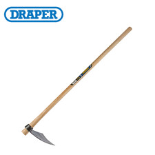 Draper 85632 Heavy Duty Gardening Digging Hoe Robust Head Smooth Hardwood Handle