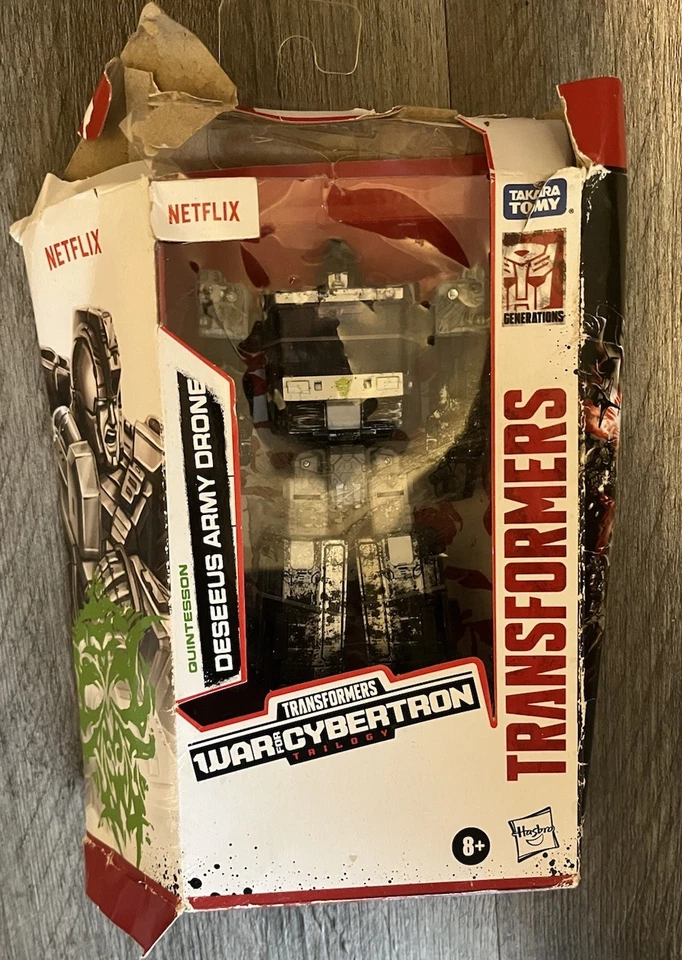 Transformers Netflix War for Cybertron Trilogy Deseeus Army Drone & Rattrap (Leer) Foto 2 de 4