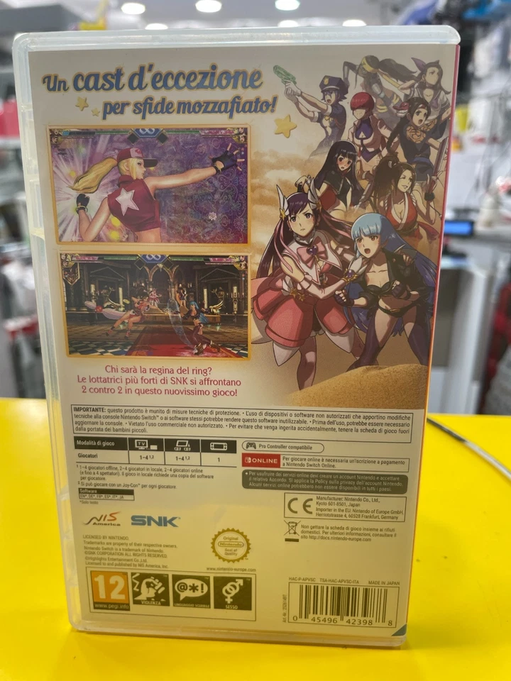 SNK Heroines, Tag Team Frenzy, Nintendo Switch, Italian Euro Market, new sealed!, foto 2 di 2