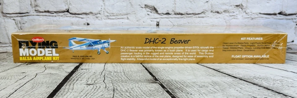 Guillow's Model Kit DHC-2 Beaver SW Rubber Power Motor New Sealed - Image 3 of 4