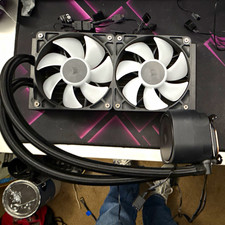 Corsair Nautilus 240 RS ARGB AIO Liquid CPU Cooler AM4, Dual 120mm Fans, Black