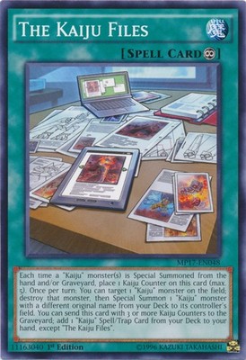 The Kaiju Files - MP17-EN048 - Common - 1st Edition - Moderately Played
