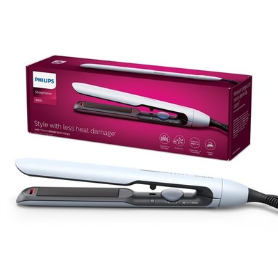 Philips Haarglätter der 5000er Serie mit ThermoShield Technologie Weiß [Modell