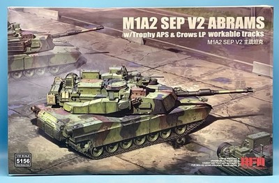 RyeField Model RM 5156 RFM 1/35 M1A2 SEP V2 Abrams w/Trophy APS & CROWS LP Track