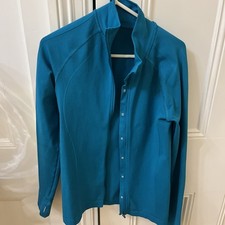 Sweaty Betty blue  Athlete Seamless Gym Zip Up Top/Jacket Size S - BNWOT