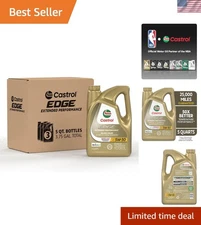 Advanced EDGE 5W-30 Full Synthetic Oil - Supreme Engine Protection in 3 Pack