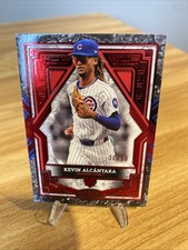2025 Topps Tier One Kevin Alcantara #98 Red Foil /50 (RC) Chicago Cubs