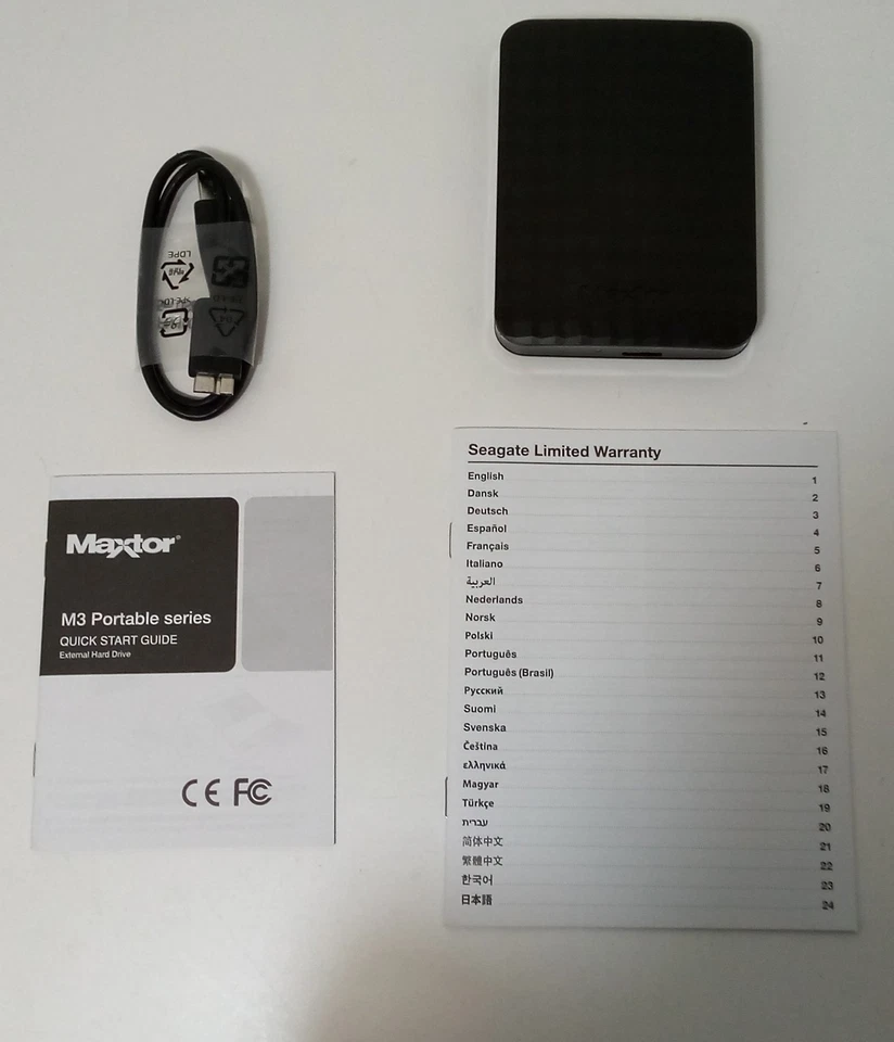 Maxtor M3 Portable External Hard Drive 500GB USB 3.0 - Image 3 of 4