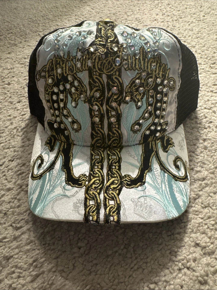 LOTE SOMBRERO RARO Ed Hardy + Mono Rojo + Christian Audigier Foto 3 de 4