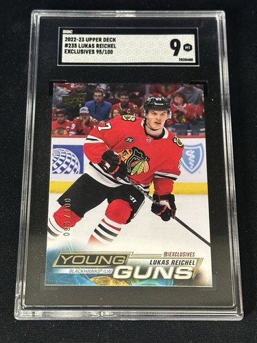 Lukas Reichel [Exclusives] #235 2022 Upper Deck card