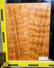 Redwood Guitar Top Set Ancient Quilted Redwood Bookmatched Gitarrenbauer Holz 379