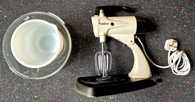 Vintage ' Sunbeam Standmixer Mixmaster Modell 12 ' + Original Schüsseln & Rührbesen