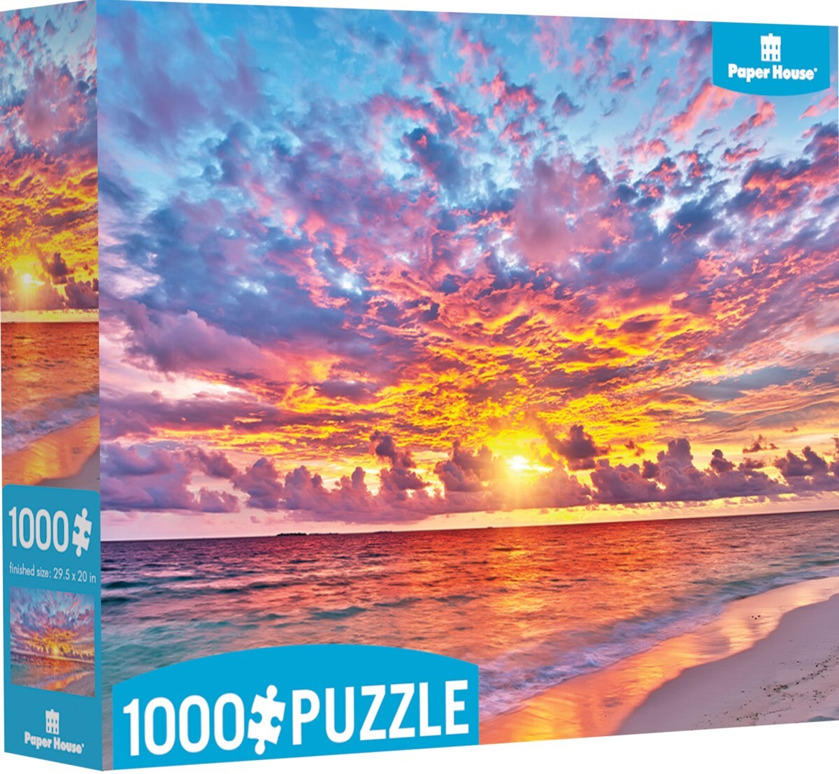 Shore 1000 Piece Jigsaw Puzzle For Adults | Challenging Beach & Ocean Scene Puzzle