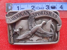 The American Sportsman 1984 Commemorative Belt Buckle