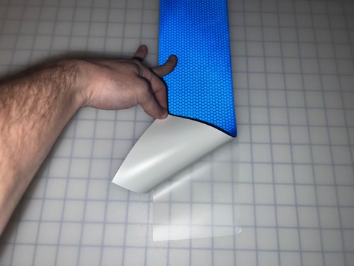 Cinta Reflectante 4" Azul Alta Intensidad HIP Tipo 4 Oralite Nikkalite Prismática - Imagen 5 de 9