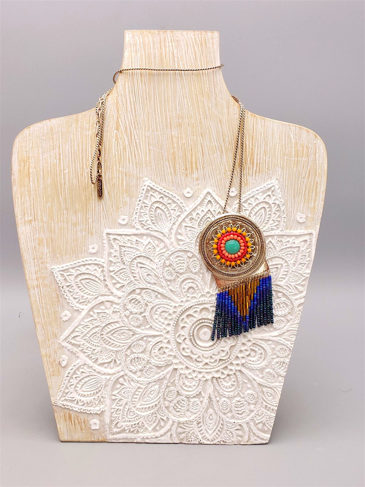 Taratata Necklace -  Beaded  Hand-crafted - image 3