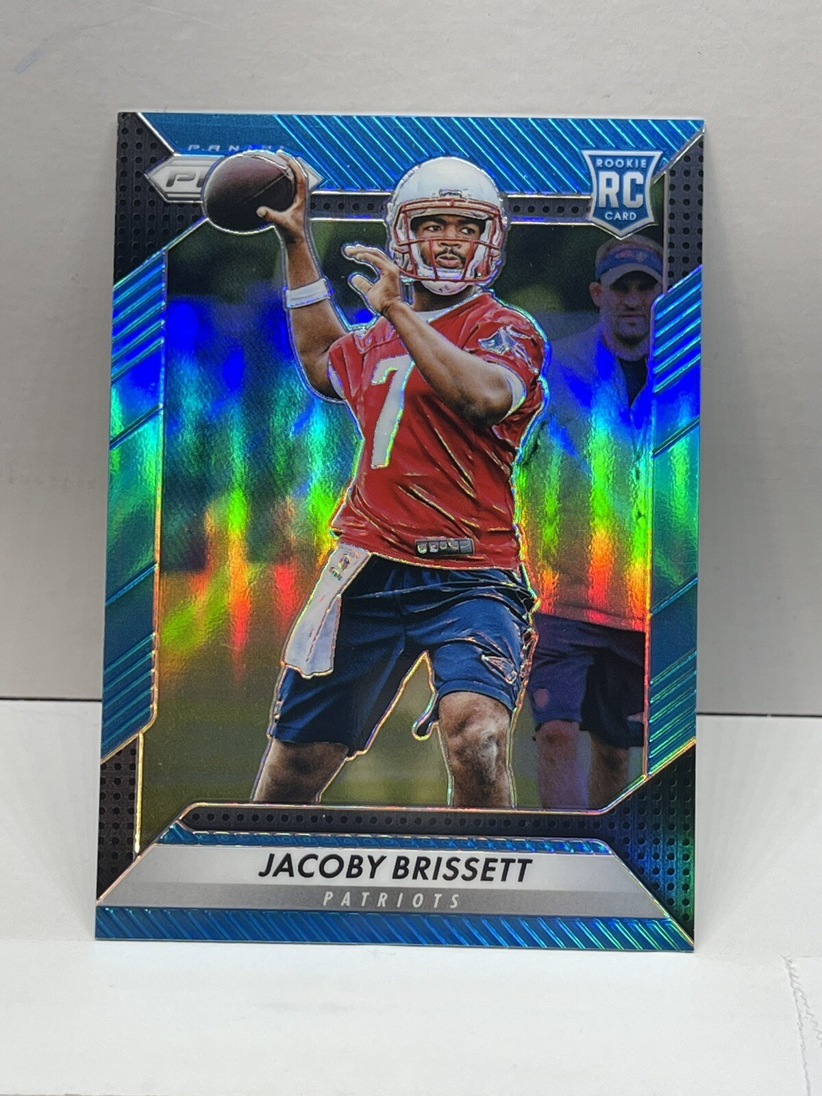 Jacoby Brissett 2016 Panini Prizm Blue /199 New England Patriots QB Color Match