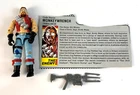 Vintage GI Joe ARAH - 1985 MONKEYWRENCH Dreadnok  - w/ File Card - HASBRO