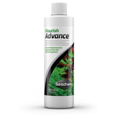 Seachem Flourish Advance Growth Supplement Aquatic Plant Aid, 250 ml, Brown